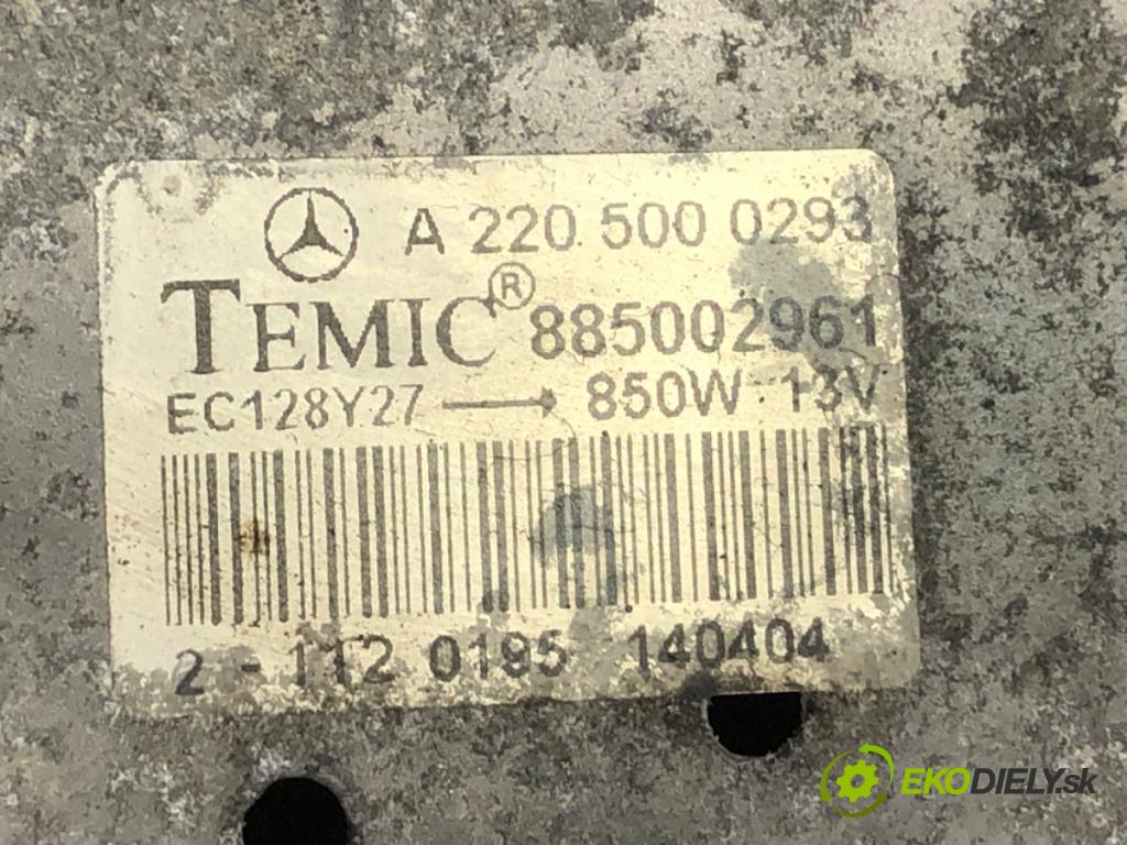 MERCEDES-BENZ S211 Kombi 2004 150 kW E 320 T CDI (211.226) 3222 ventilátor chladiče A2205000293 (Ventilátor)