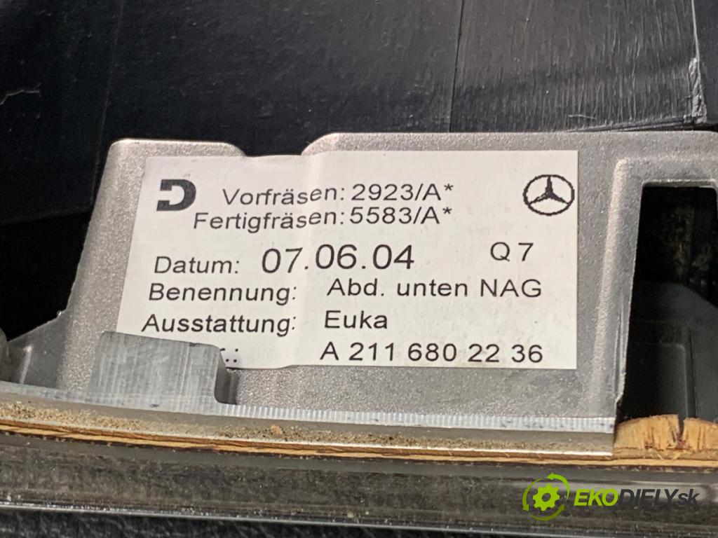 MERCEDES-BENZ S211 Kombi 2004 150 kW E 320 T CDI (211.226) 3222 Tunel stredový A2116802236 (Stredový tunel)