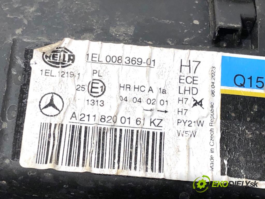 MERCEDES-BENZ S211 Kombi 2004 150 kW E 320 T CDI (211.226) 3222 světlomet levý přední část A2118200161
