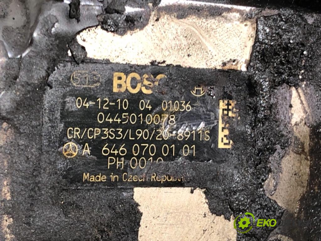 MERCEDES-BENZ S211 Kombi 2004 150 kW E 320 T CDI (211.226) 3222 Pumpa vstrekovacia A6460700101 (Vstrekovacie čerpadlo)