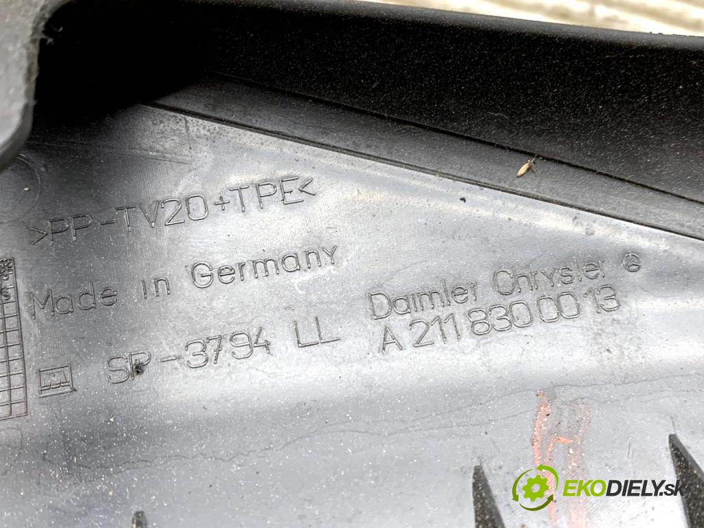 MERCEDES-BENZ S211 Kombi 2004 150 kW E 320 T CDI (211.226) 3222 Torpédo, plast pod čelné okno A2118300013 (Torpédo (plast pod čelným sklom))