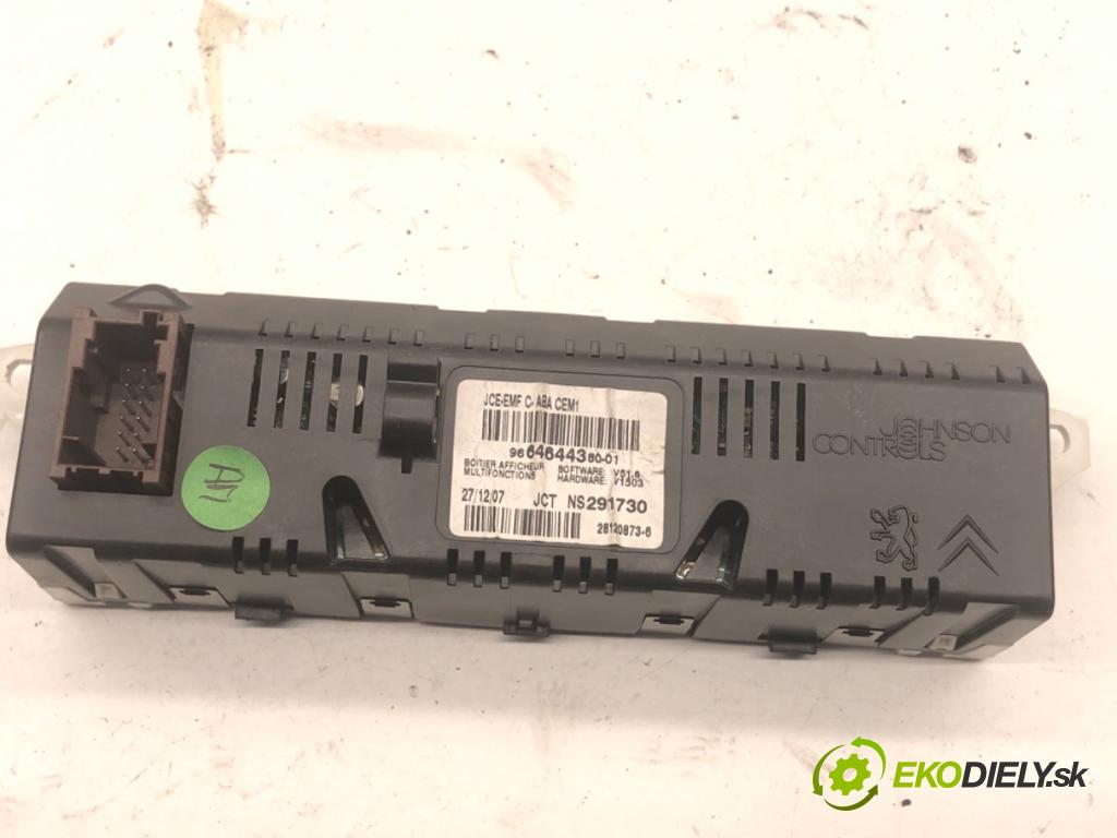 CITROEN C4 I liftback 2008 80 kW 1.6 16V 1587 Dislpej 9664644380 (Prístrojová doska)