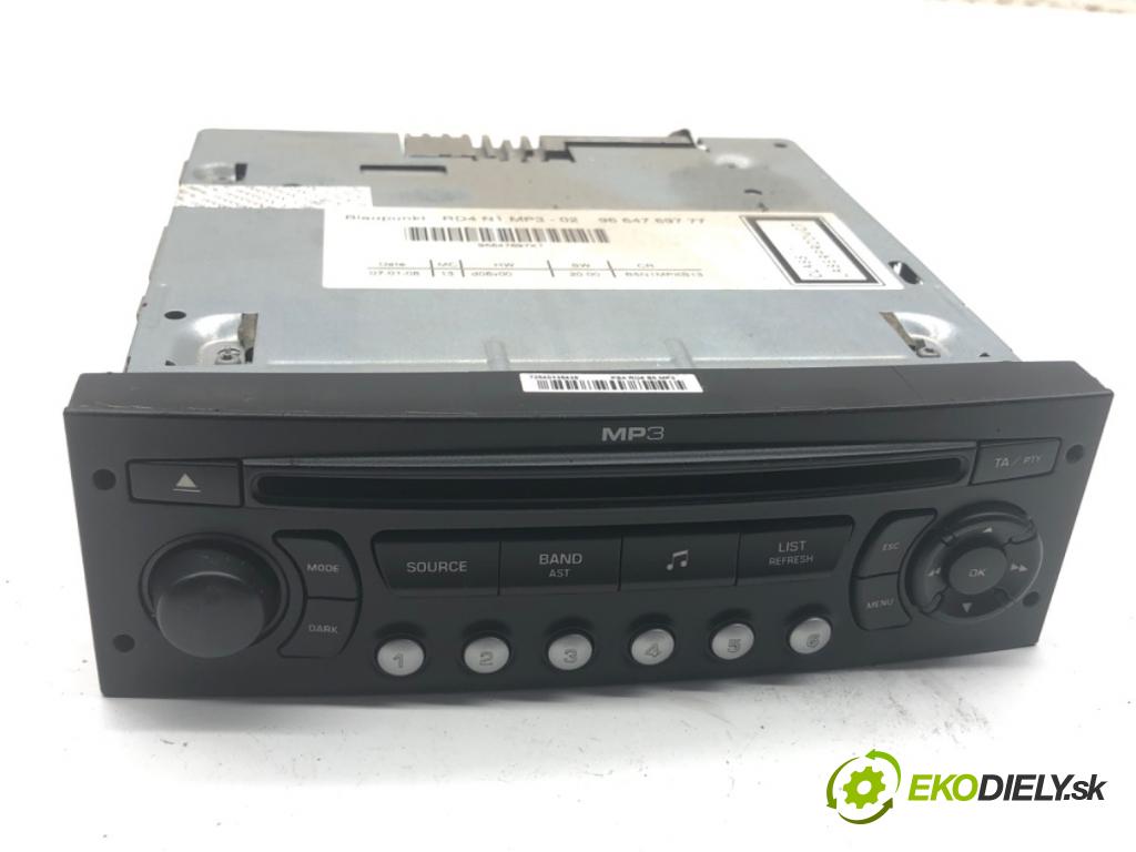 CITROEN C4 I liftback 2008 80 kW 1.6 16V 1587 RADIO 9664769777 (Audio zariadenie)