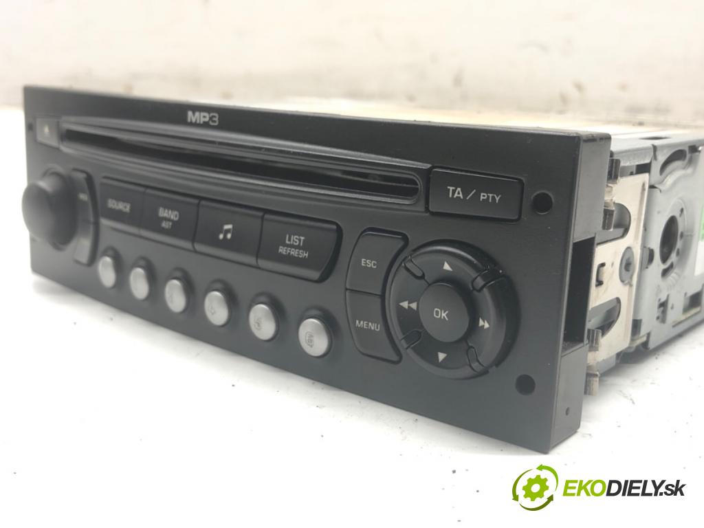 CITROEN C4 I liftback 2008 80 kW 1.6 16V 1587 RADIO 9664769777 (Audio zariadenie)