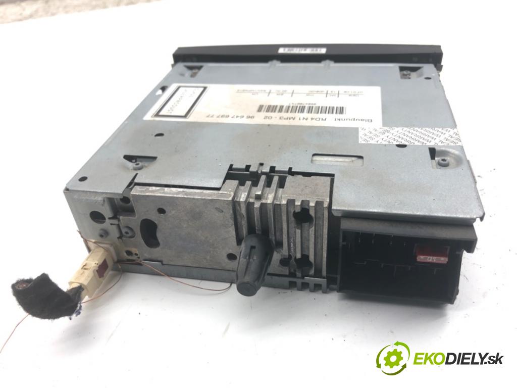 CITROEN C4 I liftback 2008 80 kW 1.6 16V 1587 RADIO 9664769777 (Audio zariadenie)