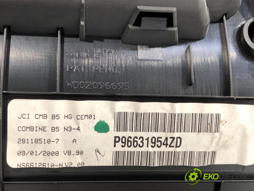 CITROEN C4 I liftback 2008 80 kW 1.6 16V 1587 Prístrojovka P96631954ZD (Prístrojová doska)