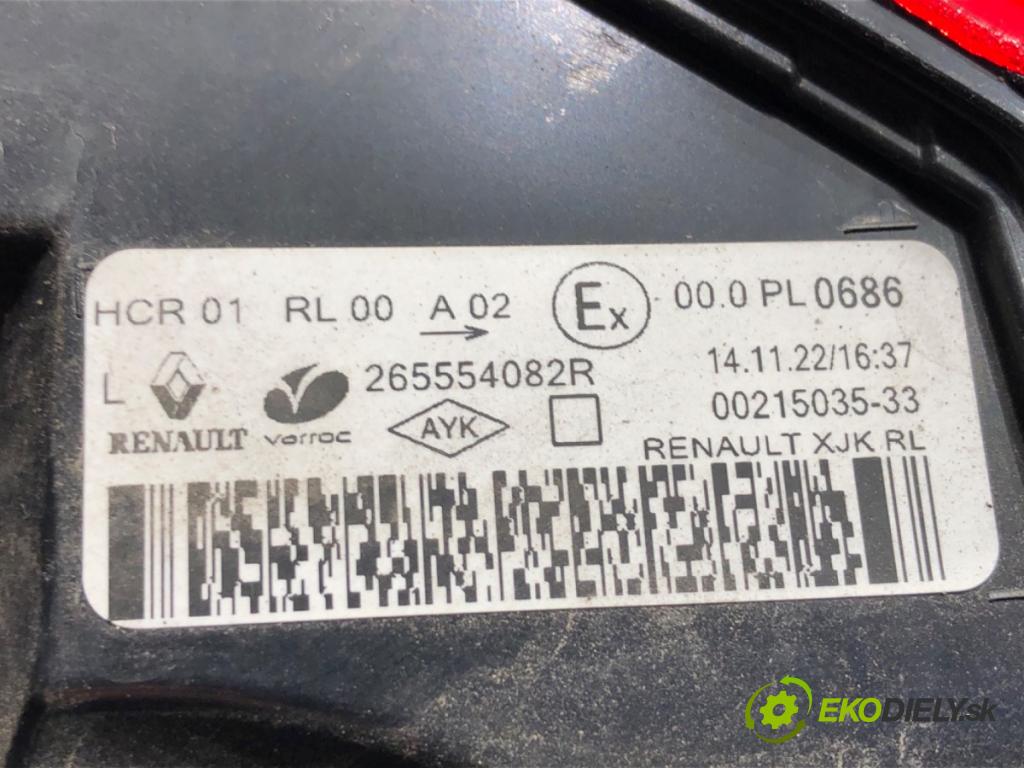 RENAULT EXPRESS Nadwozie pełne/minivan 2022 70 kW 1.5 Blue dCi 95 (F6AB) 1461 světlo levý zadní část 265554082R