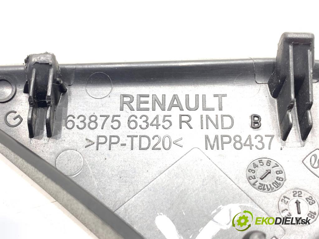 RENAULT EXPRESS Nadwozie pełne/minivan 2022 70 kW 1.5 Blue dCi 95 (F6AB) 1461 trojuhelník kryt blatník levá strana 638756345R