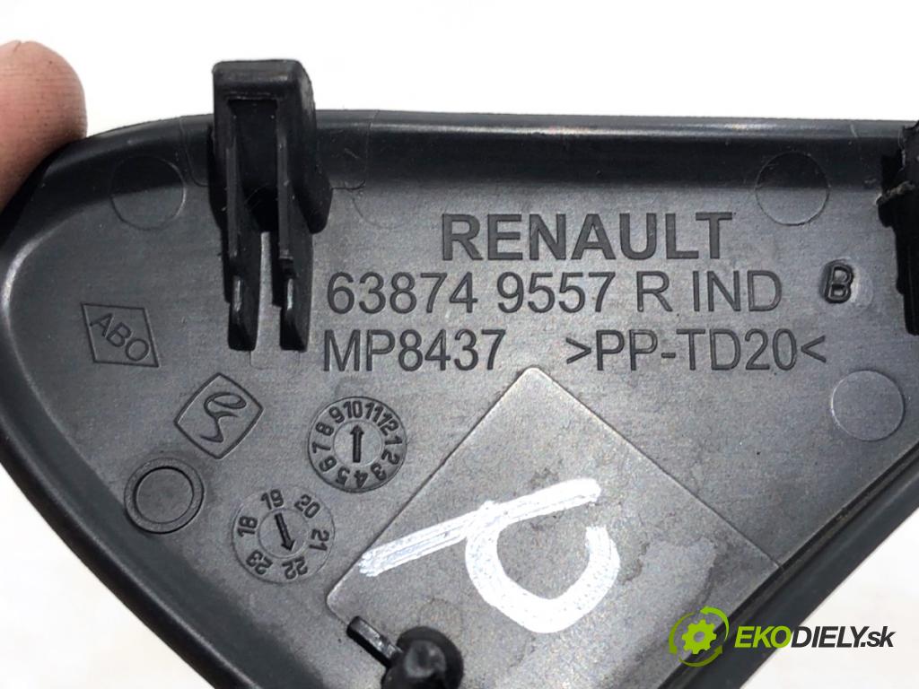 RENAULT EXPRESS Nadwozie pełne/minivan 2022 70 kW 1.5 Blue dCi 95 (F6AB) 1461 trojuhelník kryt blatník pravá 638749557R