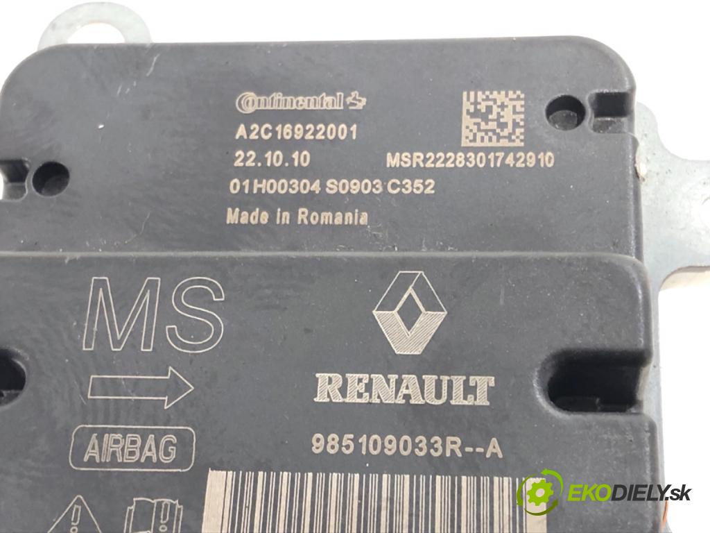 RENAULT EXPRESS Nadwozie pełne/minivan 2022 70 kW 1.5 Blue dCi 95 (F6AB) 1461 senzor airbag 985109033R (Snímač)