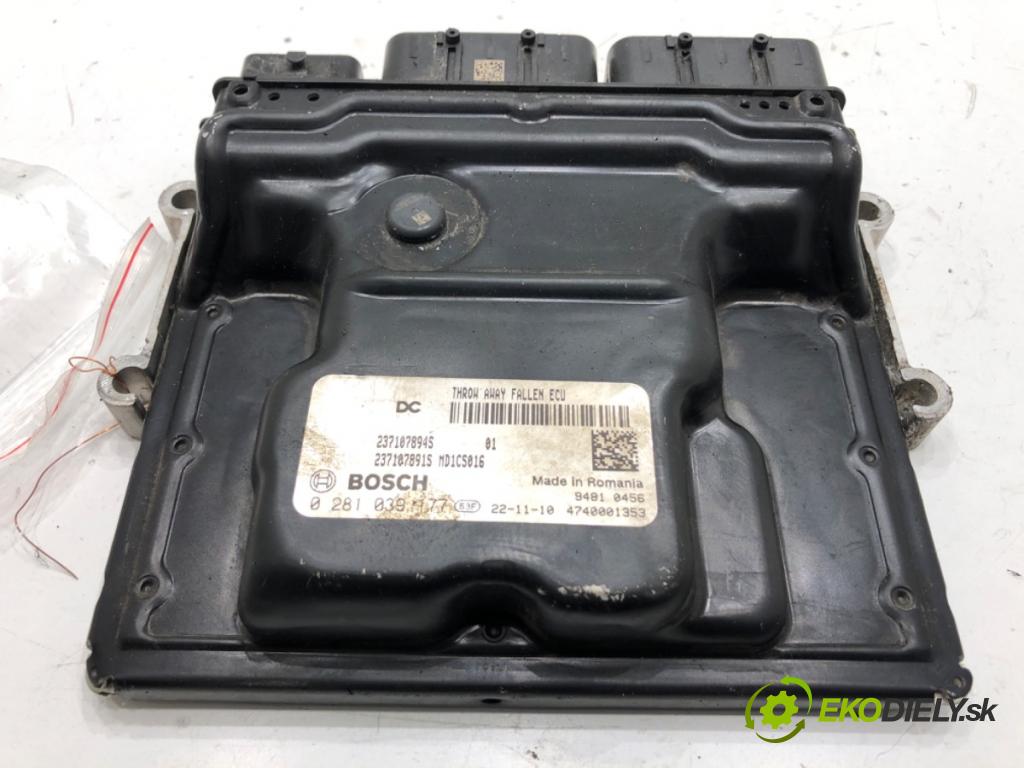 RENAULT EXPRESS Nadwozie pełne/minivan 2022 70 kW 1.5 Blue dCi 95 (F6AB) 1461 riadiaca jednotka Motor 0281039177 (Riadiaca jednotka)