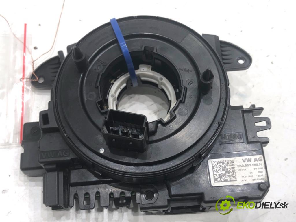 SEAT ALHAMBRA II nadwozie wielkoprzestrzenne (MPV) 2011 103 kW 2.0 TDI 1968 kroužek slimák airbag 5K0953569H (Airbag)