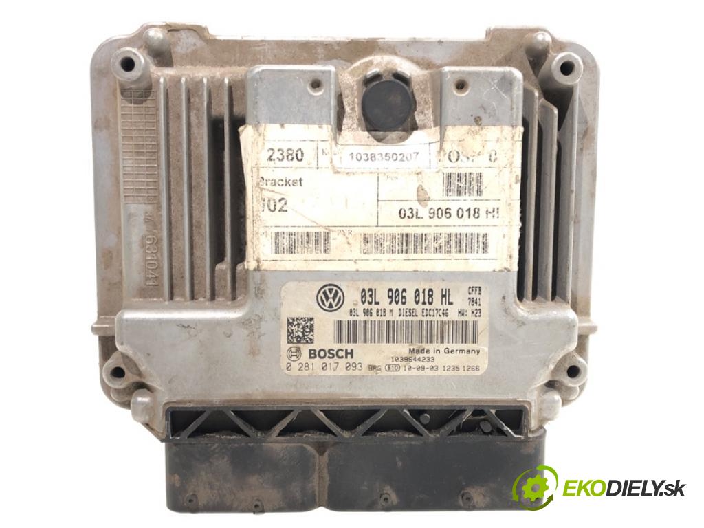 SEAT ALHAMBRA II nadwozie wielkoprzestrzenne (MPV) 2011 103 kW 2.0 TDI 1968 riadiaca jednotka Motor 03L906018HL (Riadiaca jednotka)