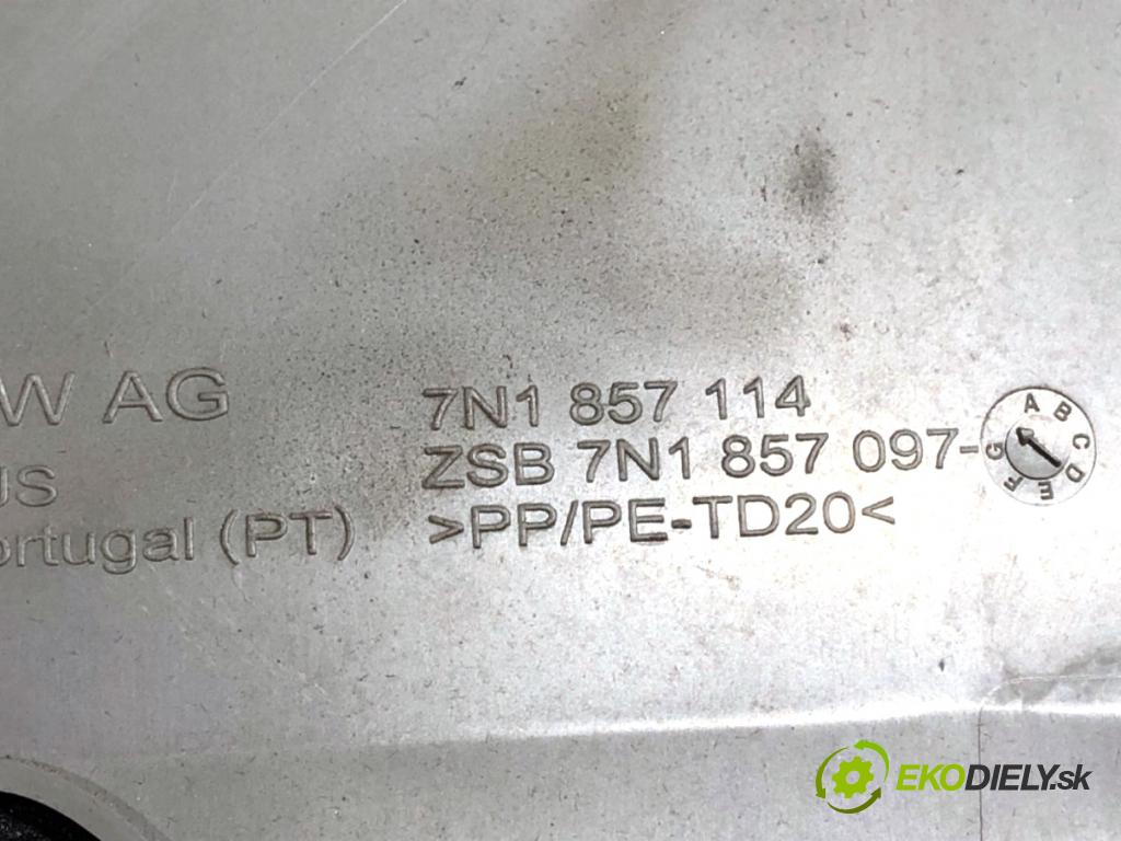SEAT ALHAMBRA II nadwozie wielkoprzestrzenne (MPV) 2011 103 kW 2.0 TDI 1968 Priehradka, kastlík spolujazdca 7N1857114 (Priehradka (kastlík))