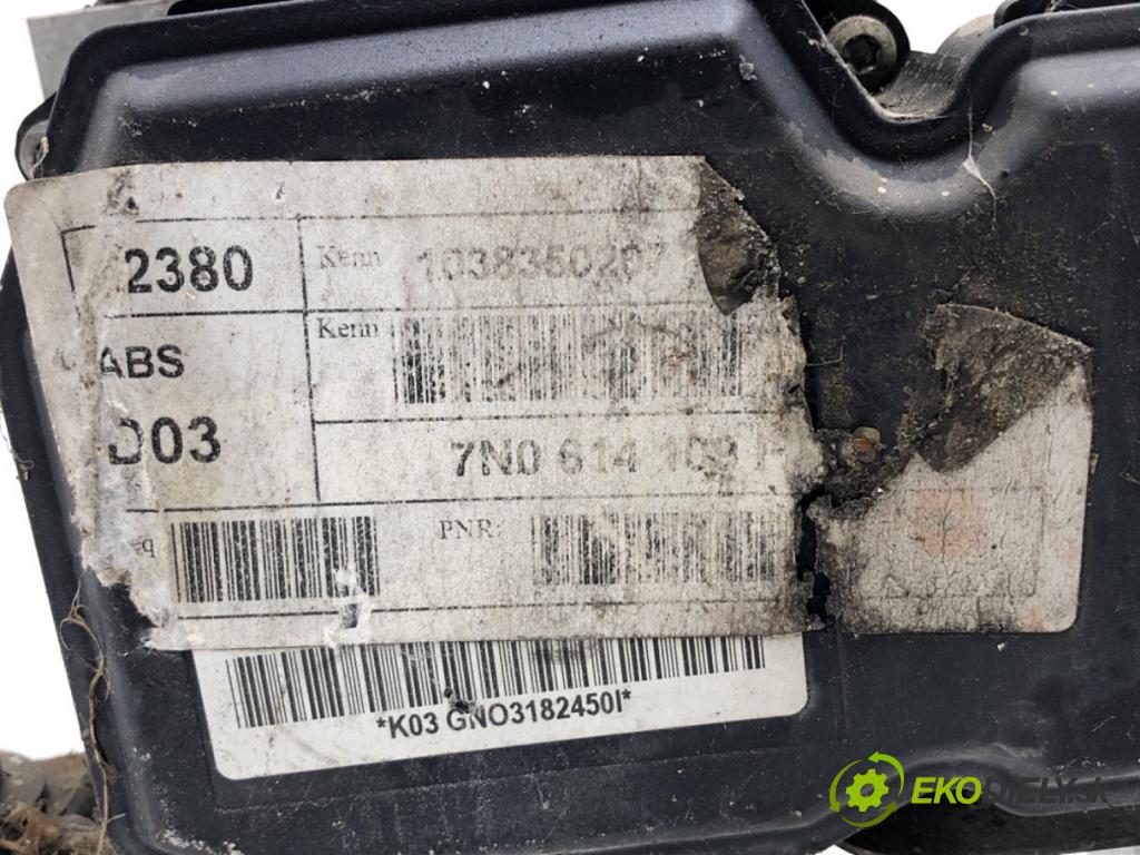 SEAT ALHAMBRA II nadwozie wielkoprzestrzenne (MPV) 2011 103 kW 2.0 TDI 1968 Pumpa ABS 7N0614109H (Pumpa ABS)