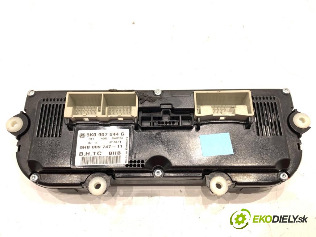 SEAT ALHAMBRA II nadwozie wielkoprzestrzenne (MPV) 2011 103 kW 2.0 TDI 1968 Panel ovládania kúrenia 5K0907044G (Prepínacie páčky pod volantom)