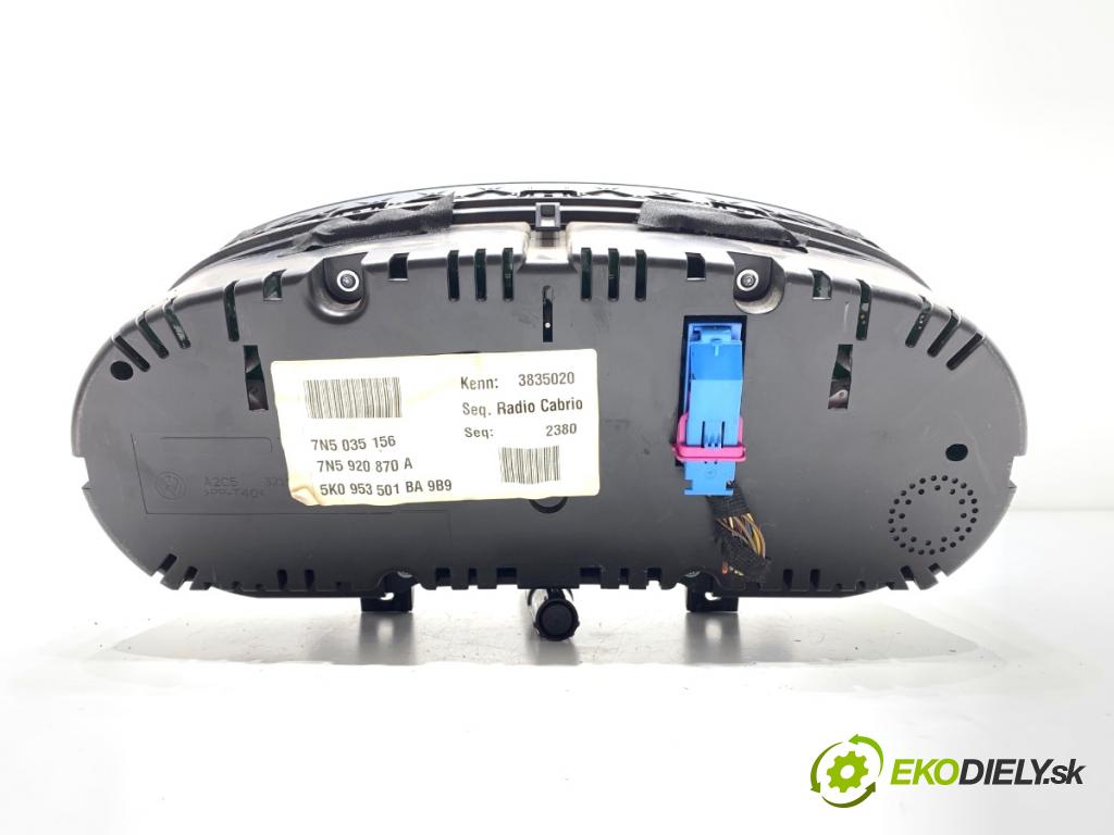 SEAT ALHAMBRA II nadwozie wielkoprzestrzenne (MPV) 2011 103 kW 2.0 TDI 1968 Prístrojovka 7N5920870A (Prístrojová doska)