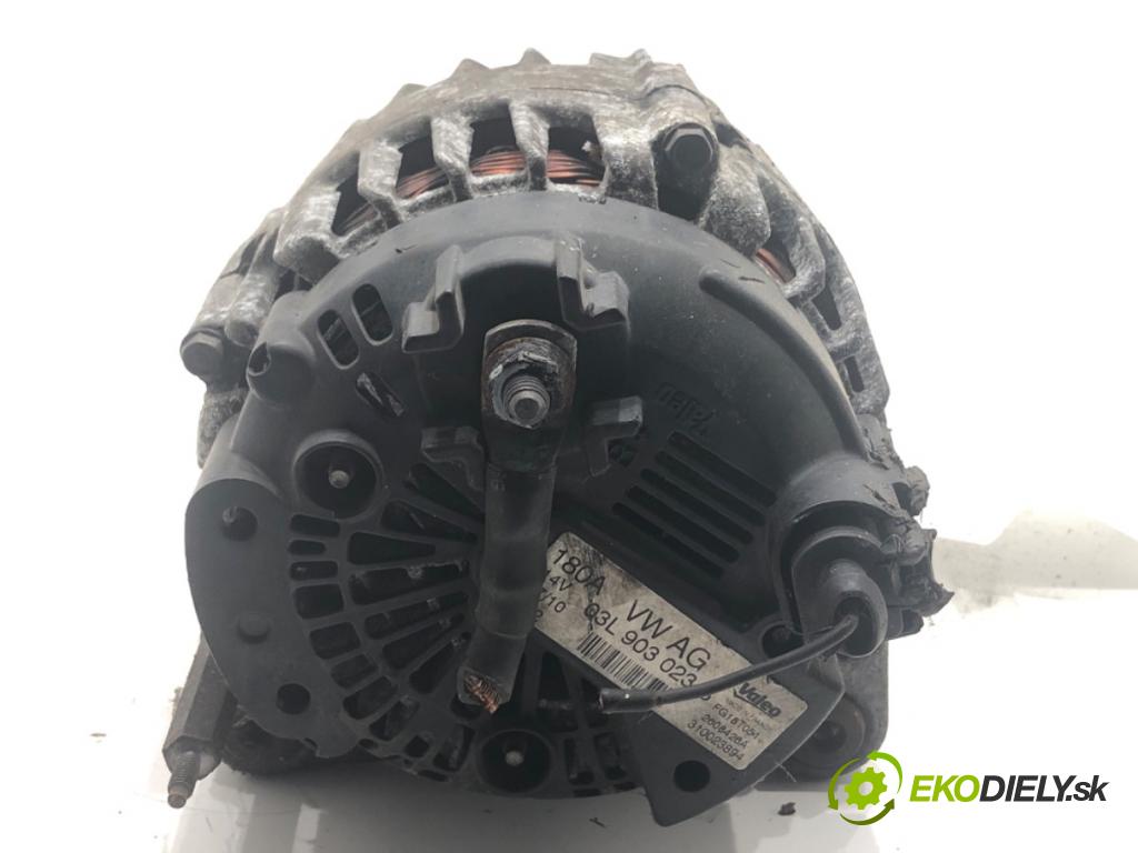 SEAT ALHAMBRA II nadwozie wielkoprzestrzenne (MPV) 2011 103 kW 2.0 TDI 1968 Alternátor 03L903023B (Alternátor)