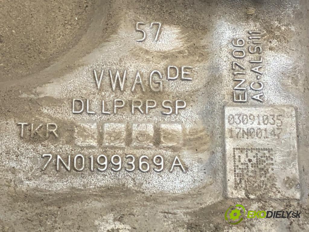 SEAT ALHAMBRA II nadwozie wielkoprzestrzenne (MPV) 2011 103 kW 2.0 TDI 1968 výztuha pod motor 7N0199369A (Přední výztuha)