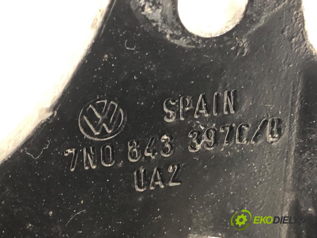SEAT ALHAMBRA II nadwozie wielkoprzestrzenne (MPV) 2011 103 kW 2.0 TDI 1968 kladky dveře zadní část levý 7N0843435B 7N0843397C/B