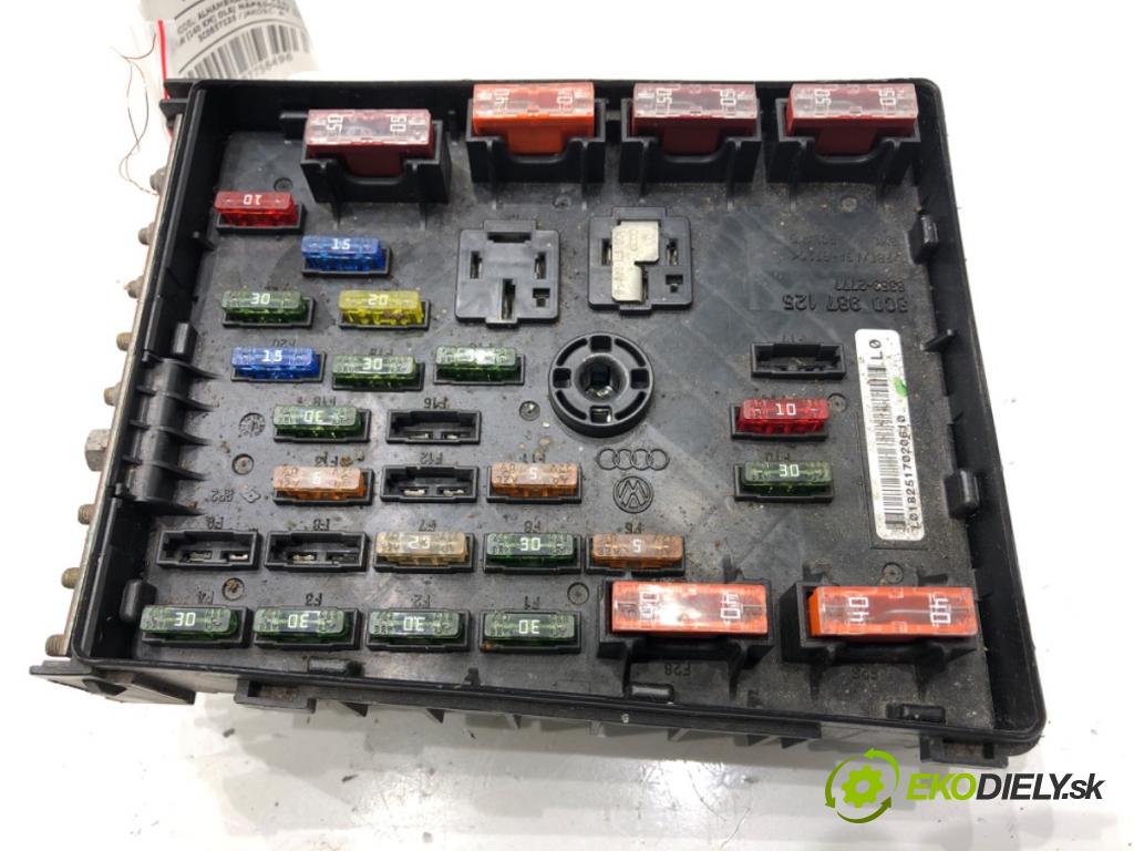 SEAT ALHAMBRA II nadwozie wielkoprzestrzenne (MPV) 2011 103 kW 2.0 TDI 1968 skříňka poistková 3C0937125 (Pojistková skříňka)