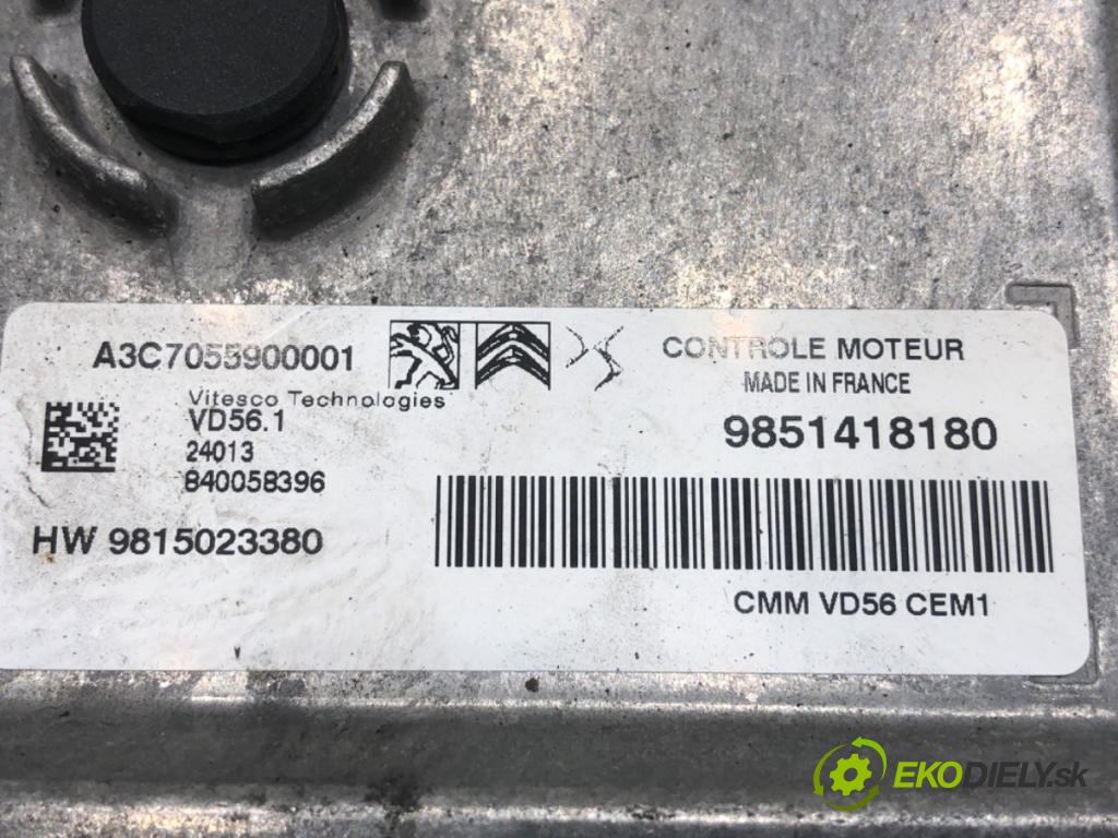 OPEL COMBO D Nadwozie pełne/minivan 2024 81 kW 1.2 1199 řídící jednotka motora 9815023380 (Řídicí jednotka)