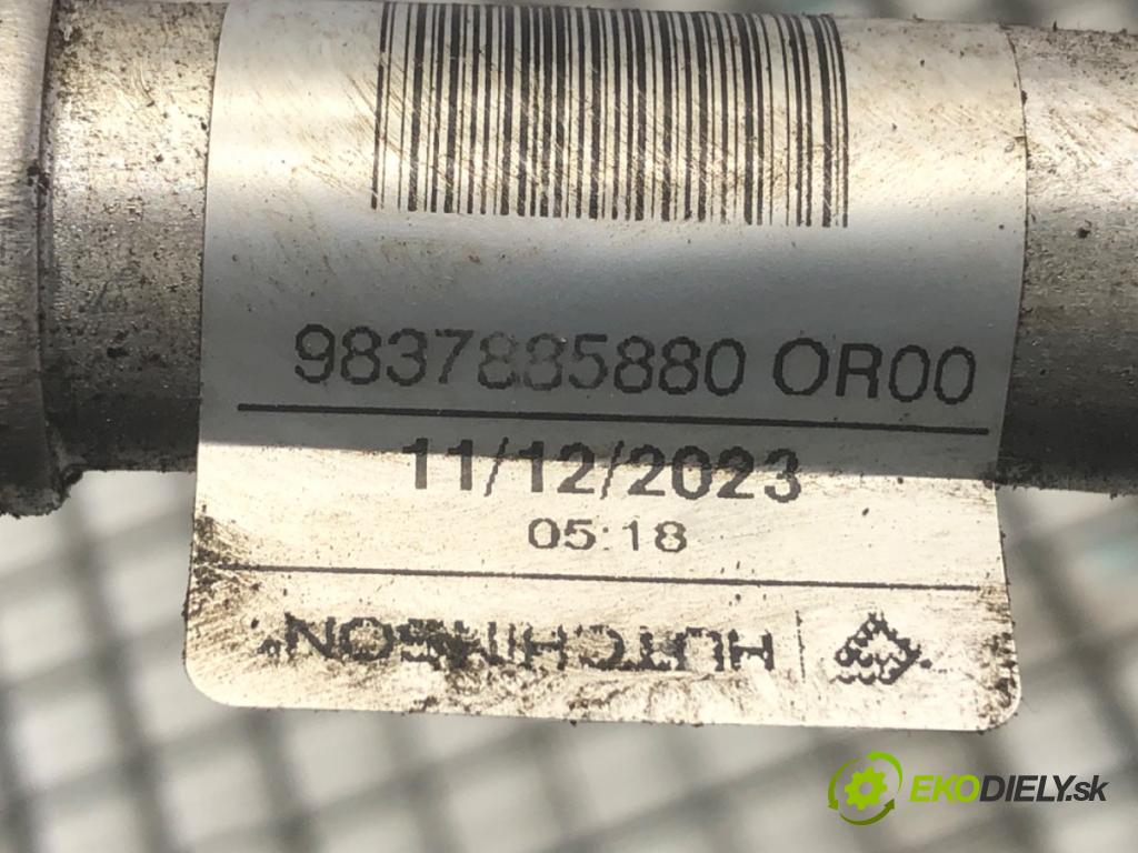 OPEL COMBO D Nadwozie pełne/minivan 2024 81 kW 1.2 1199 rúrka klimatizace 9837885880 (Trubka klimatizace)