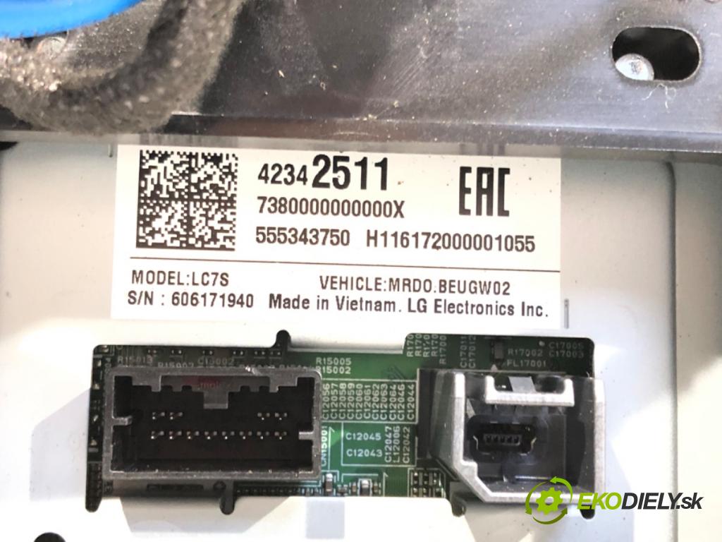 OPEL ASTRA K liftback 2016 92 kW 1.4 Turbo (68) 1399 Dislpej 42342511 (Prístrojová doska)