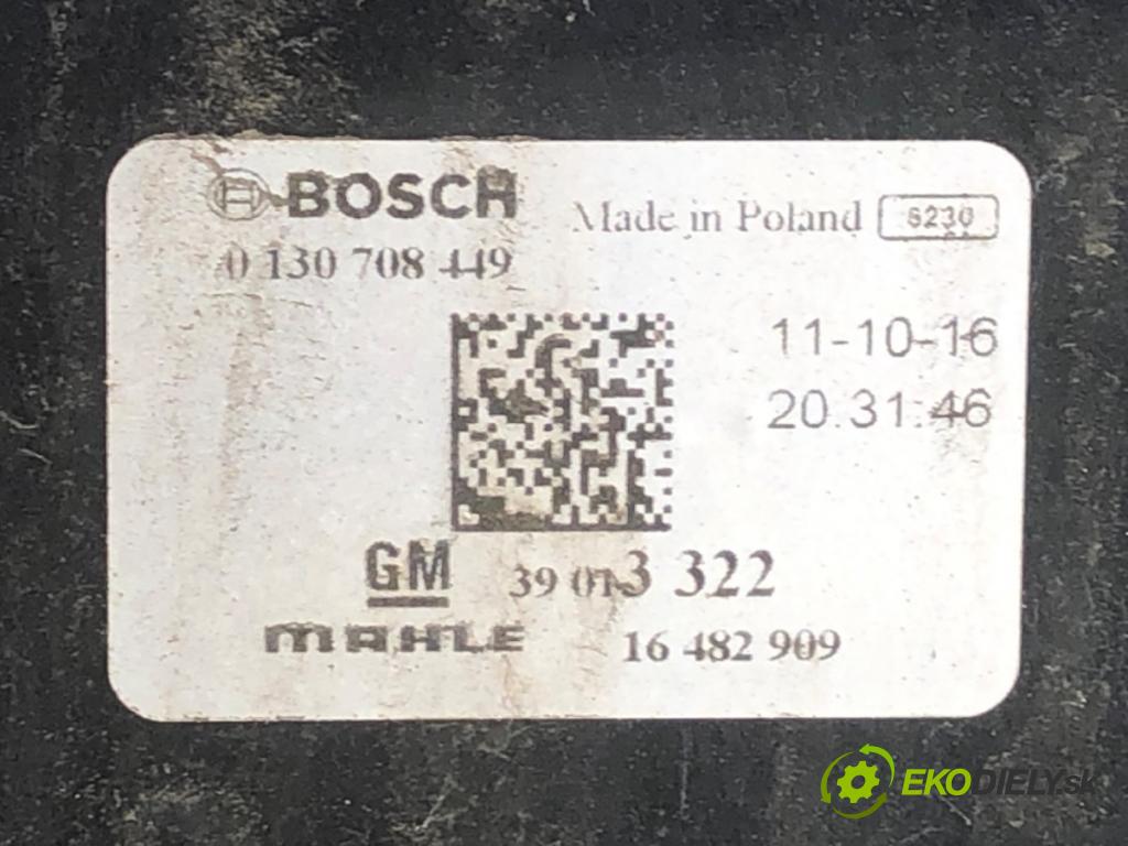 OPEL ASTRA K liftback 2016 92 kW 1.4 Turbo (68) 1399 ventilátor chladiče 39013322 (Ventilátor)