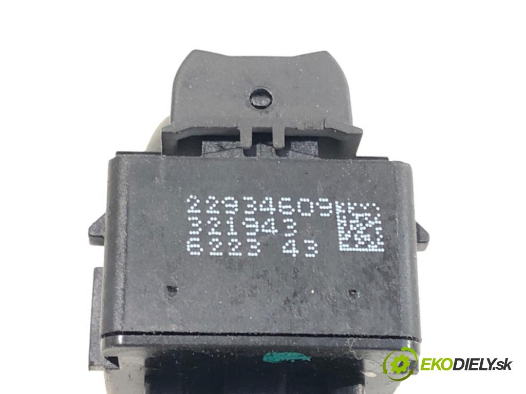 OPEL ASTRA K liftback 2016 92 kW 1.4 Turbo (68) 1399 Prepínač nastavenia spätných zrkadiel 22934609 (Prepínacie páčky pod volantom)