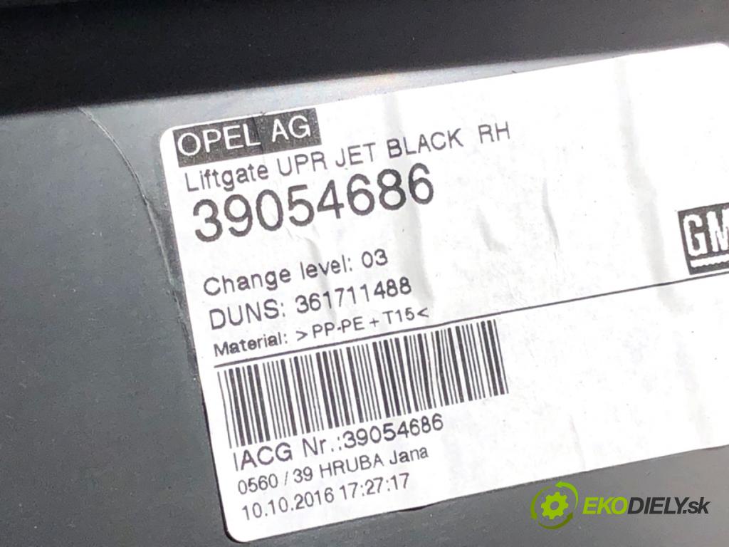 OPEL ASTRA K liftback 2016 92 kW 1.4 Turbo (68) 1399 clona kufra 39054686