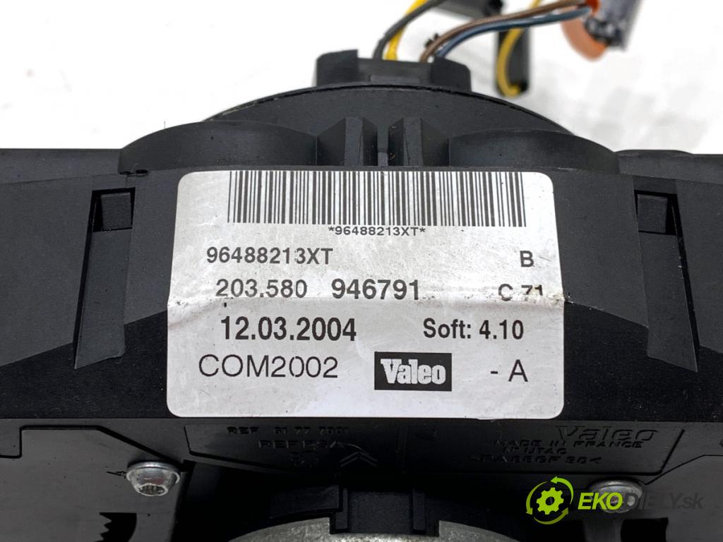 CITROEN C3 liftback 2004 50 kW 1.4 HDi 1398 Prepínač kombinovaný 96488213XT (Prepínacie páčky pod volantom)