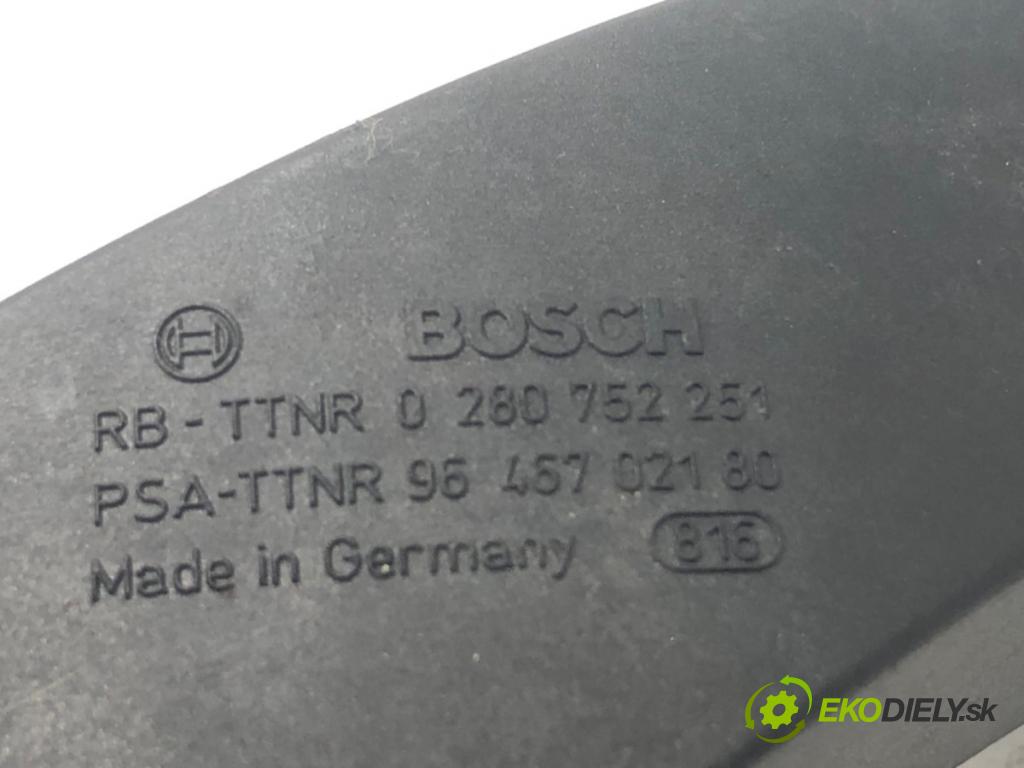 CITROEN C3 liftback 2004 50 kW 1.4 HDi 1398 Potenciometer plynu 0280752251 (Potenciometer plynového pedálu)