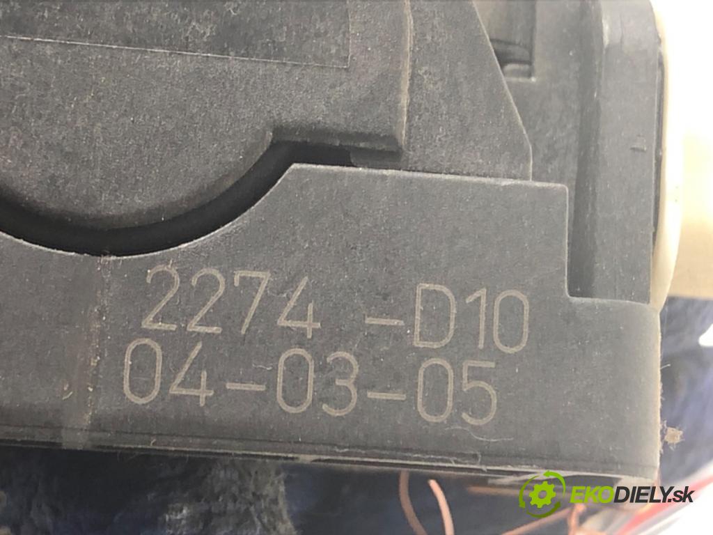 CITROEN C3 liftback 2004 50 kW 1.4 HDi 1398 Potenciometer plynu 0280752251 (Potenciometer plynového pedálu)