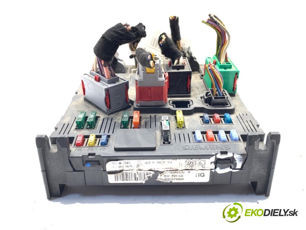 CITROEN C3 liftback 2004 50 kW 1.4 HDi 1398 modul BSI 9652474380 (Pojistková skříňka)