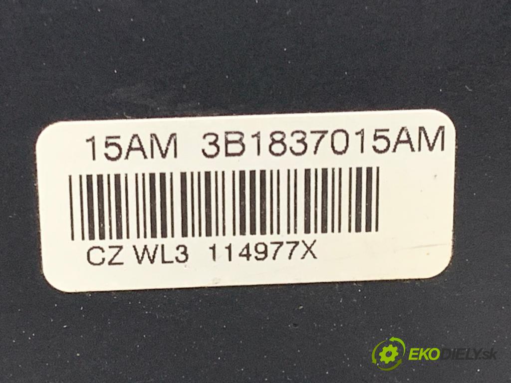 SKODA FABIA I liftback 2005 55 kW 1.4 16V 1390 zámok Dvere ľavy predný 3B1837015AM