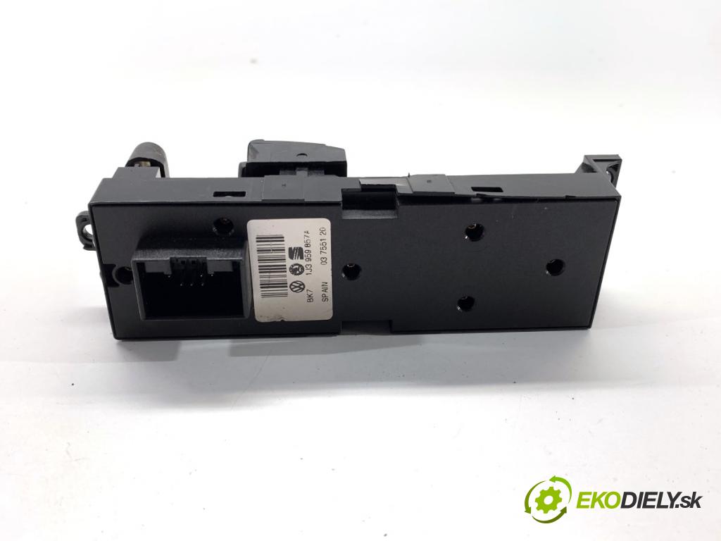 SKODA FABIA I liftback 2005 55 kW 1.4 16V 1390 Prepínač okien 1J3959857A (Prepínacie páčky pod volantom)