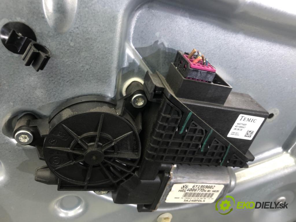 SKODA FABIA I liftback 2005 55 kW 1.4 16V 1390 mechanismus okna pravý přední část 6Y1959802 6Y1837752EL