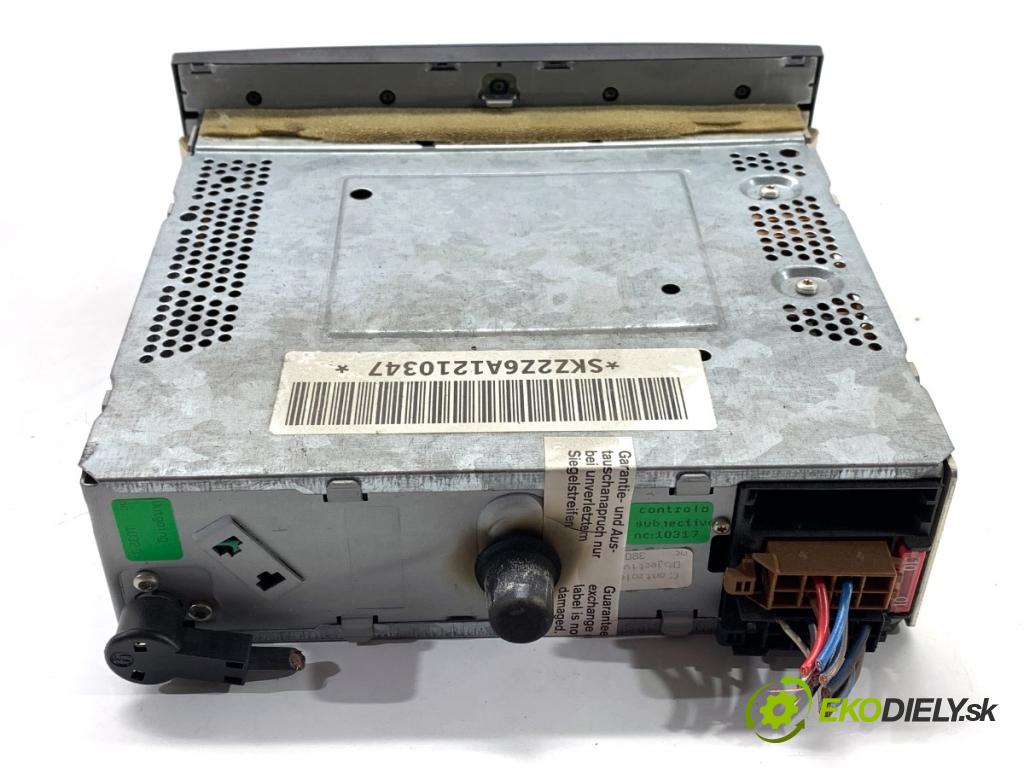 SKODA FABIA I liftback 2005 55 kW 1.4 16V 1390 RADIO 6Y0035160A (Audio zariadenie)