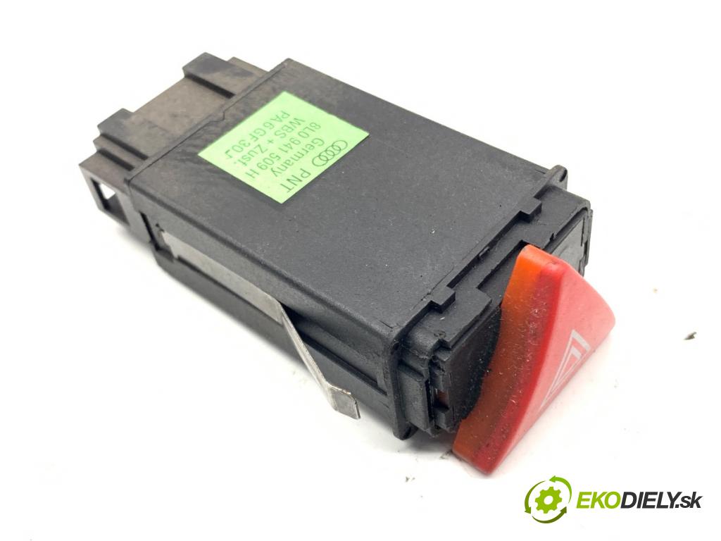 AUDI A3 8L liftback 1999 92 kW 1.8 1781 Spínač svetiel výstražných (núdzových) 8L0941509H (Prepínacie páčky pod volantom)