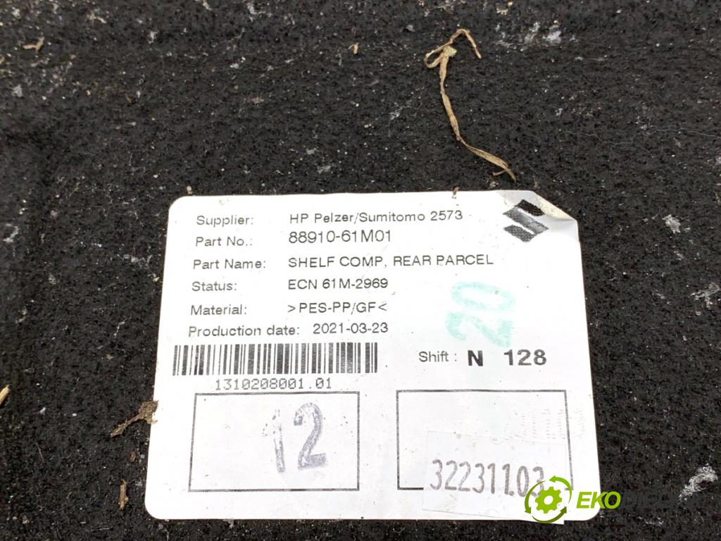 SUZUKI SX4 liftback 2021 95 kW 1.4 Hybrid (Mild Hybrid) (AKK 414) 1373 pláto zadní část 88910-61M01
