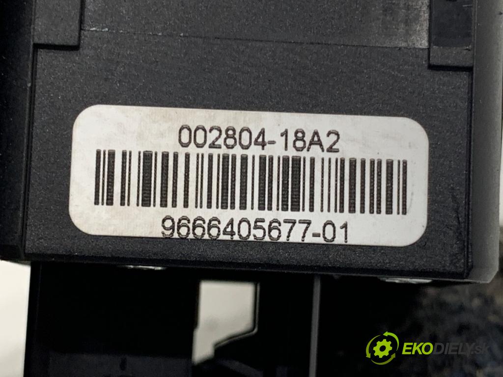 PEUGEOT 3008 nadwozie wielkoprzestrzenne (MPV) 2010 115 kW 1.6 THP 1598 Spínač brzdy ručnej brzdy 9666405677 (Prepínacie páčky pod volantom)