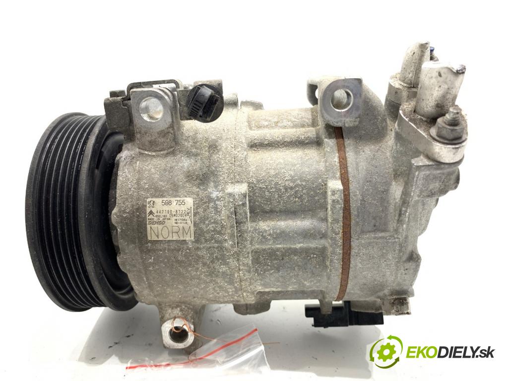 PEUGEOT 3008 nadwozie wielkoprzestrzenne (MPV) 2010 115 kW 1.6 THP 1598 Kompresor klimatizácie 447190-8122 (Kompresor klimatizácie)