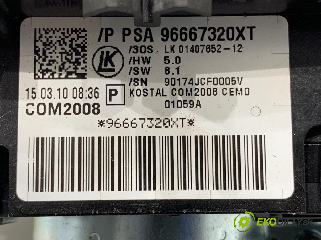 PEUGEOT 3008 nadwozie wielkoprzestrzenne (MPV) 2010 115 kW 1.6 THP 1598 Prepínač kombinovaný 96667320XT (Prepínacie páčky pod volantom)