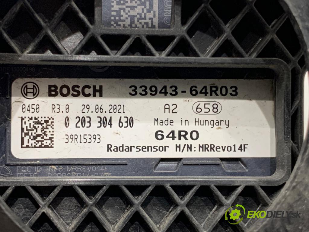 SUZUKI SX4 liftback 2021 95 kW 1.4 Hybrid (Mild Hybrid) (AKK 414) 1373 RADAR: DISTRONIC 33943-64R03