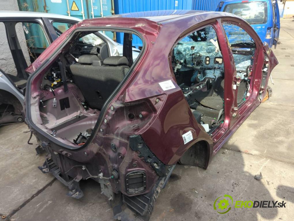 MAZDA 2 DL liftback 2019 66 kW 1.5 SKYACTIV-G 1496 KAROSERIA ČTVRŤÁK blatník zadní část levý pravý práh střecha PODŁUŻNICA levý pravý
