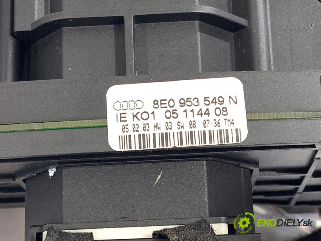 AUDI A4 B6 sedan 2003 96 kW 2.0 1984 Prepínač kombinovaný 8E0953549N (Prepínacie páčky pod volantom)