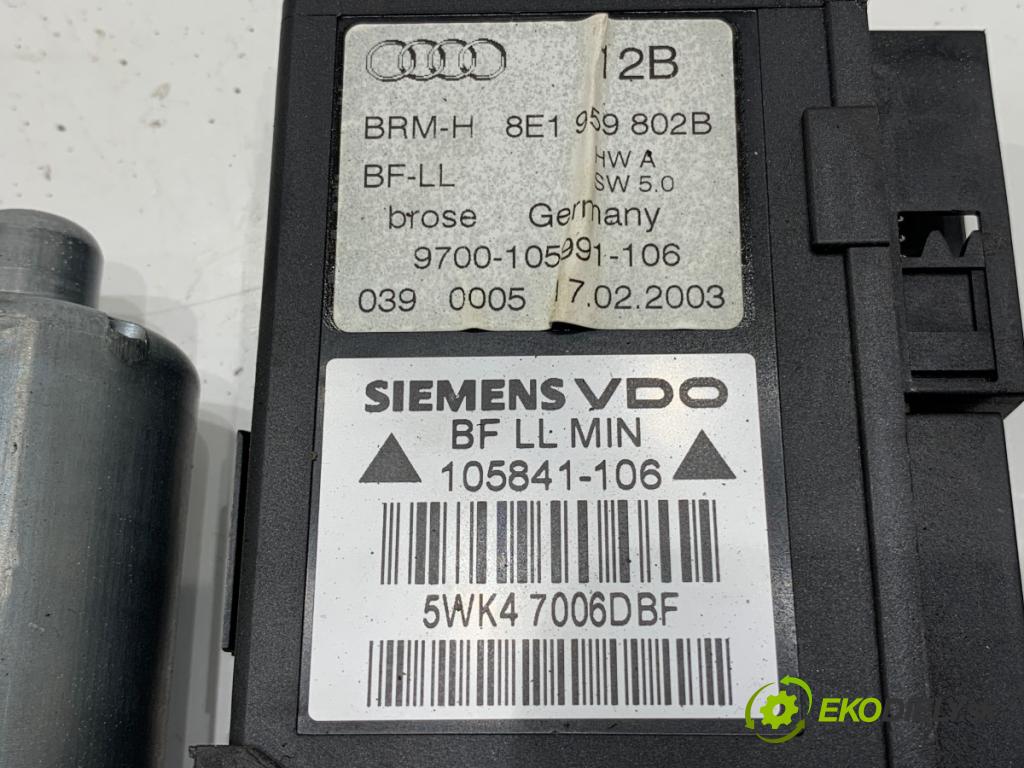 AUDI A4 B6 sedan 2003 96 kW 2.0 1984 motor sťahovaní okna pravý přední část 8E1959802B
