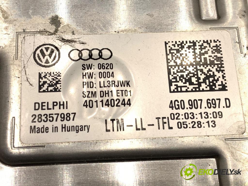AUDI A5 8T coupe 2013 125 kW 1.8 TFSI 1798 Menič XENON 4G0907697D (Riadiaca jednotka xenónu)