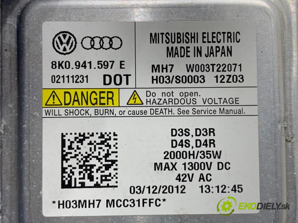 AUDI A5 8T coupe 2013 125 kW 1.8 TFSI 1798 Menič XENON 8K0941597E (Riadiaca jednotka xenónu)
